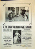 Old Antique Print 1893 Pears Soap Geraudel'S Pastilles Coughs Cs Fassett 19th