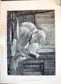 Old 1893 Canadian Mr Gladstone Study Hawarden Mclure Hamilton Chicago Victorian