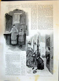Antique Print 1893 Parables Province Acolyte Saviours Church Adrien Priest 19th