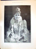 Old 1893 Beautiful Lady Play Theatre Walker Ferry Bristowe Hazlitt Be Victorian