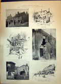 Old 1893 Landslip Sandgate Wellington Terrace Chapel Tate Free Librar Victorian