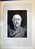 Old 1893 Hippolyte Adolphe Taine Lord Hannen Chief British Arbitrator Victorian