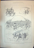 Old 1893 Easter Volunterr Manoeuvres Eastbourne Bishop Norwich John S Victorian