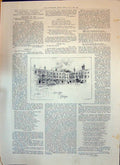 Old 1893 Exterior Jesus Cottage Cambridge School Building Architectur Victorian