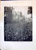 Print 1893 Ulster Demonstration Belfast Donegal Place Brooke Petre Watney Vic