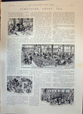 Old 1893 Tasting Rooms United Kingdon Tea Company Despatching Departm Victorian