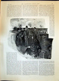 Old 1893 Graveyard Scene Betrothed Bride Duke York Princess May Duche Victorian