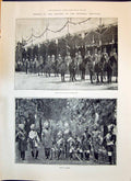 Old 1893 Indian Colonial Contingents Troops Opening Imperial Institut Victorian