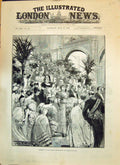 Old 1893 Royal Reception Imperial Institute Prince Wales Wilson Taylo Victorian