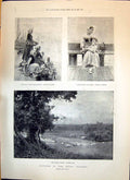 Old 1893 Royal Academy Boulogne Fisherwoman Sheep Valley Baron'S Cour Victorian