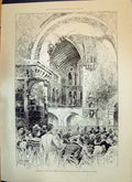 Old 1893 Transept Bartholomews Church Prince Wales United Service Ins Victorian