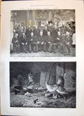 Old 1893 Bazaar Whitehall Malton Maltby Erskine Goodenough Birds Cat Victorian