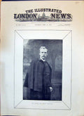 Old Antique Print 1893 Portrait Dr Nansen Arctic Explorer Thomson London 19th