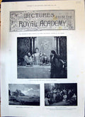 Old 1893 Royal Academy Art Caesar Borgia Collier Wirgman Murray Horse Victorian