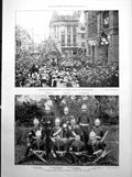 Antique Print Royal Wedding Celebrations Inverness Bisley Competition 1893 0