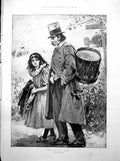 Old Print Down Luck Jr Jreid Musician Portraits Monument Inverness 1893 19th