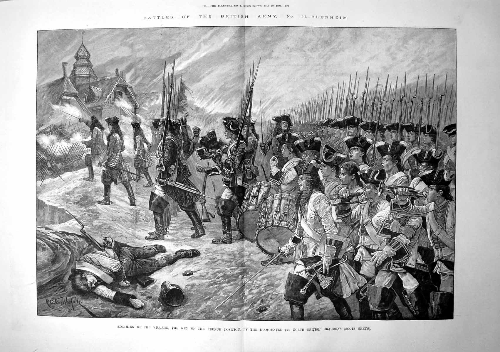 Old Storming Village French Position 2Nd North British Dragoons 1893