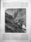 Old Cascade Isfairam Russian Turkistan Envoys Bokhara Karategin 1893Victorian