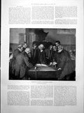 Antique Old Print Ordination Elders In The Scottish Church Jh Lorimer 1893 19th