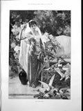 Old Life Harem Lady Pigeons Lord A Campbell Kate Macdonald Harp 1893Victorian