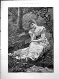 Old 1St Romance Lady Book Woodland A Seifert Prison Life Burmah 1893