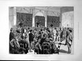 Original Old Antique Print Stock Exchange Buenos Aries Argentine Republic 1893