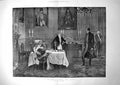 Antique Print Messenger From The War R Caton Woodville Elderly Couple 1893