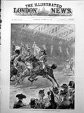 Old Print Military Tournament In Honour Russian Naval Officers Paris 1893 19th
