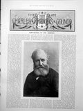 Antique Print Portrait M. Gounod Arrangement Choir Orchestra At Home 1893 19th