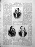 Old Portraits Tyler Lord Mayor Dimsdale Moore City Hall Chicago 1893Victorian