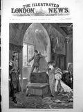 Antique Old Print Les Rois Sara Bernhardt'S New Play Renaissance Theatre 1893