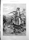 Old Print Riff Tribesmen Spanish Troops Melilla Portraits Verlaine 1893 19th