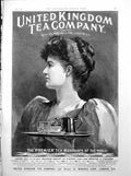 Antique Print United Kingdom Tea Company Premier Merchants Lady Advert 1893