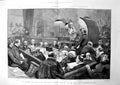 Antique Print Ardlamont Case High Court Edinburgh Lord Justice Clerk 1893 19th