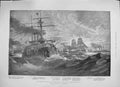 Original Old Antique Print 1894 Russian War Ships Nachimoff Azovz Rynda Nicolai