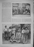 Original Old Antique Print 1894 Major Wilson Matabili War Sikkim-Tibet Wad 19th