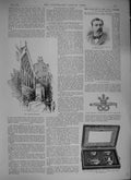 Original Old Antique Print 1894 Frank Bramley Ely Chapel Holborn Nellie Bas 19th