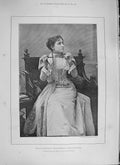 Original Old Antique Print 1894 Miss Olga Nethersole Transgressor Court Theatre