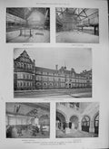 Old Antique Print 1894 Battersea Polytechnic Institute Gymnasium Workshop 19th