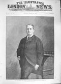 Original Old Antique Print 1894 Premier Archibald Philip Primrose Earl Rosebery