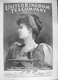 Original Old Antique Print 1894 Advertisement United Kingdom Tea Company 19th
