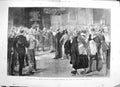 Original Old Antique Print Wilson 1894 Levee St. James'S Palace Duke York 19th