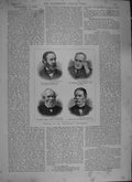 Original Old Antique Print 1894 Gladstone Rendel Welby Cowan West Brigand Kurd