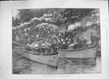 Original Old Antique Print 1894 Ambush Madini Creek Gambia Boat Captain Cameron