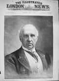 Original Old Antique Print 1894 Portrait Sir Charles Russell Q.C. M.P. 19th