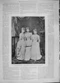 Old Antique Print 1894 Princess Victoria Melita Duchess Hesse-Darmstadt 19th