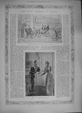 Old Antique Print 1894 Princess Victoria Wedding Coburg Castle Ehrenburg 19th