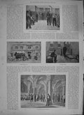 Old Antique Print 1894 Paris House Detention Criminals Prisoners Detenus 19th