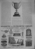 Original Old Antique Print 1894 Royal Corinthian Yacht Club Race Cup Gsmith