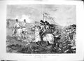 Old Antique Print 1894 Drill Season Aldershot Scots Greys Charging Guns 19th